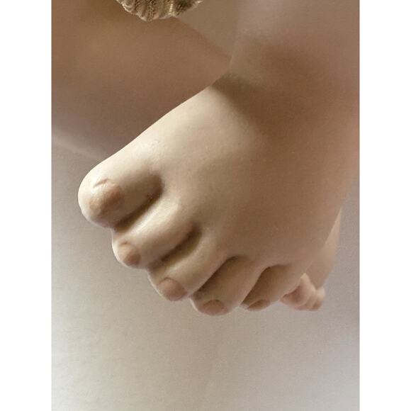 Pauline Bjoness Jacobsen Asian Doll Gold & Silver Lame' Stripe Robe Pants 14'' - Picture 9 of 16